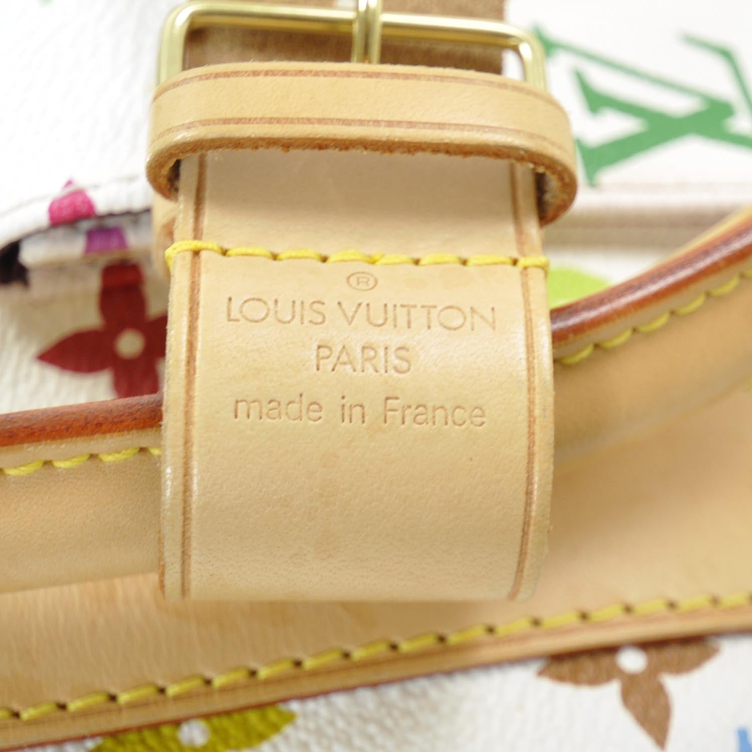 Louis Vuitton Monogram Multicolor Keepall 45 White 6 of 10