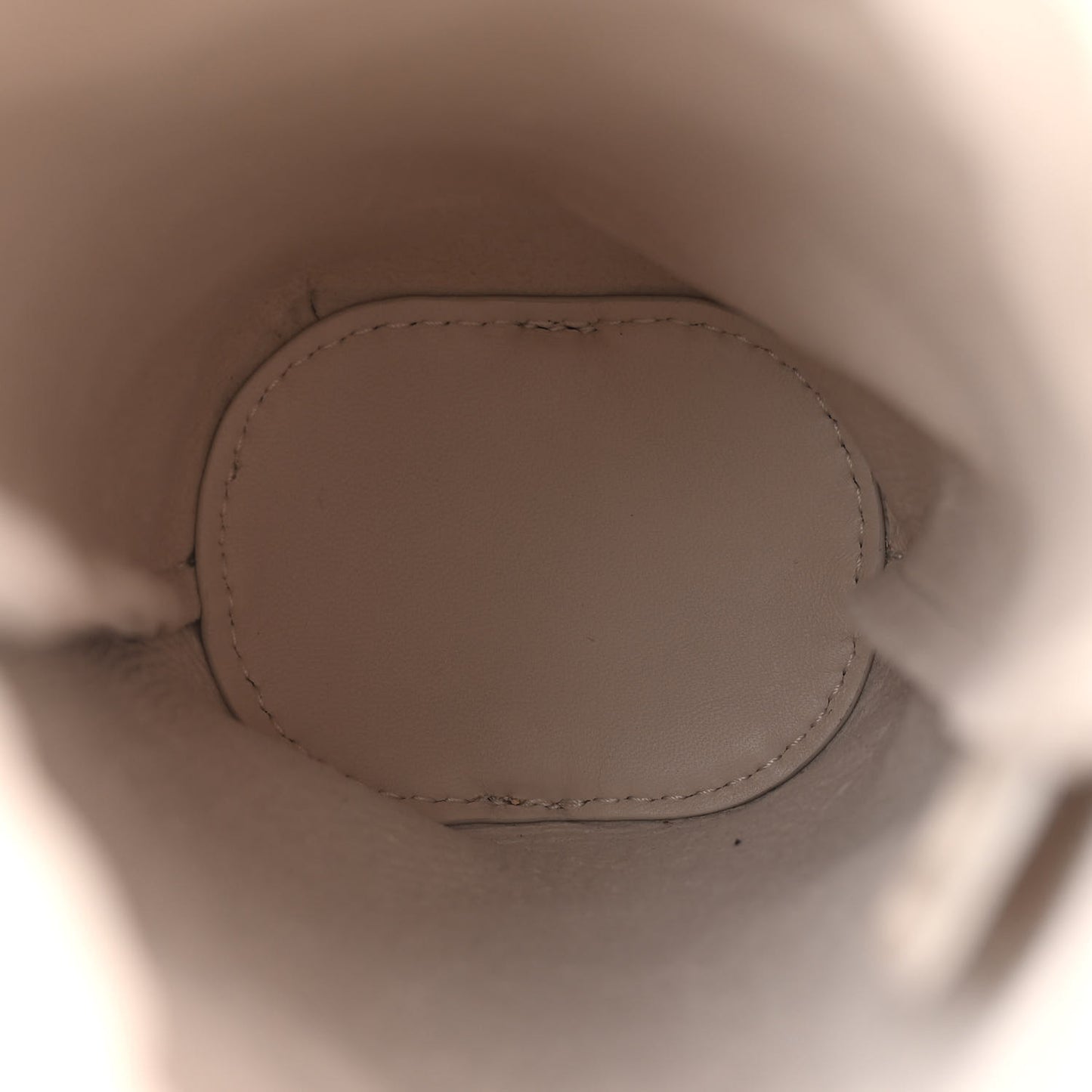 Nappa Calfskin Cutout Anagram Pocket Crossbody Bag White Glaze