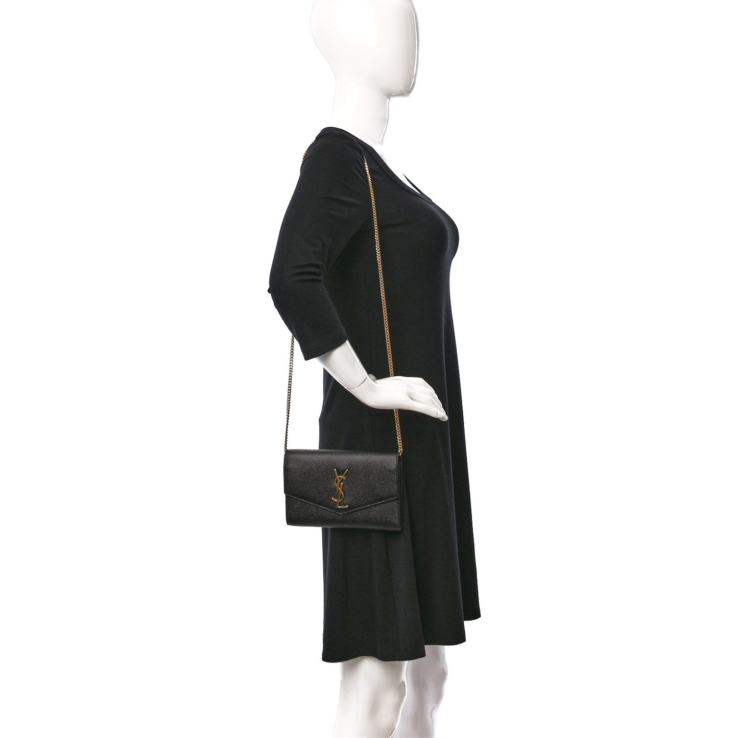 Grain de Poudre Uptown Chain Wallet Black