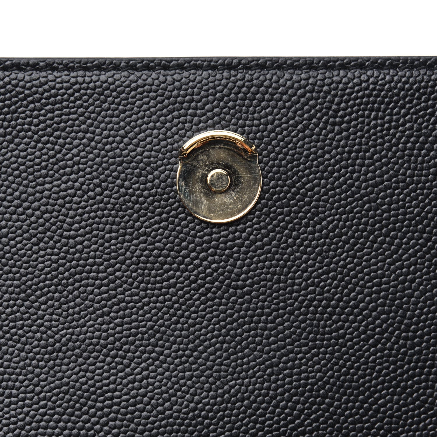 Saint Laurent Grain De Poudre Classic Monogram Kate Tassel Chain Wallet Black 8 of 11