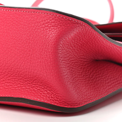 Hermes Taurillon Clemence Halzan 31 Rose Extreme 10 of 13