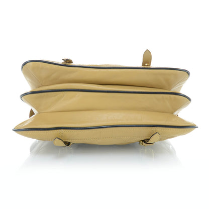 Marc Jacobs Leather Quilted Saloni Oatmeal 5 of 11