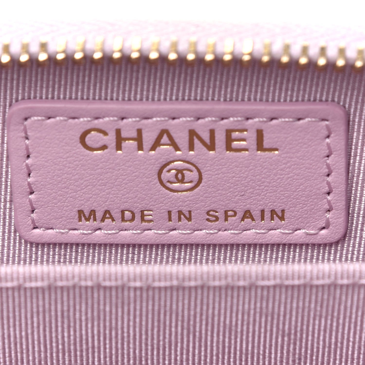 Chanel Caviar Quilted Zip Coin Purse Light Pink 6 of 7