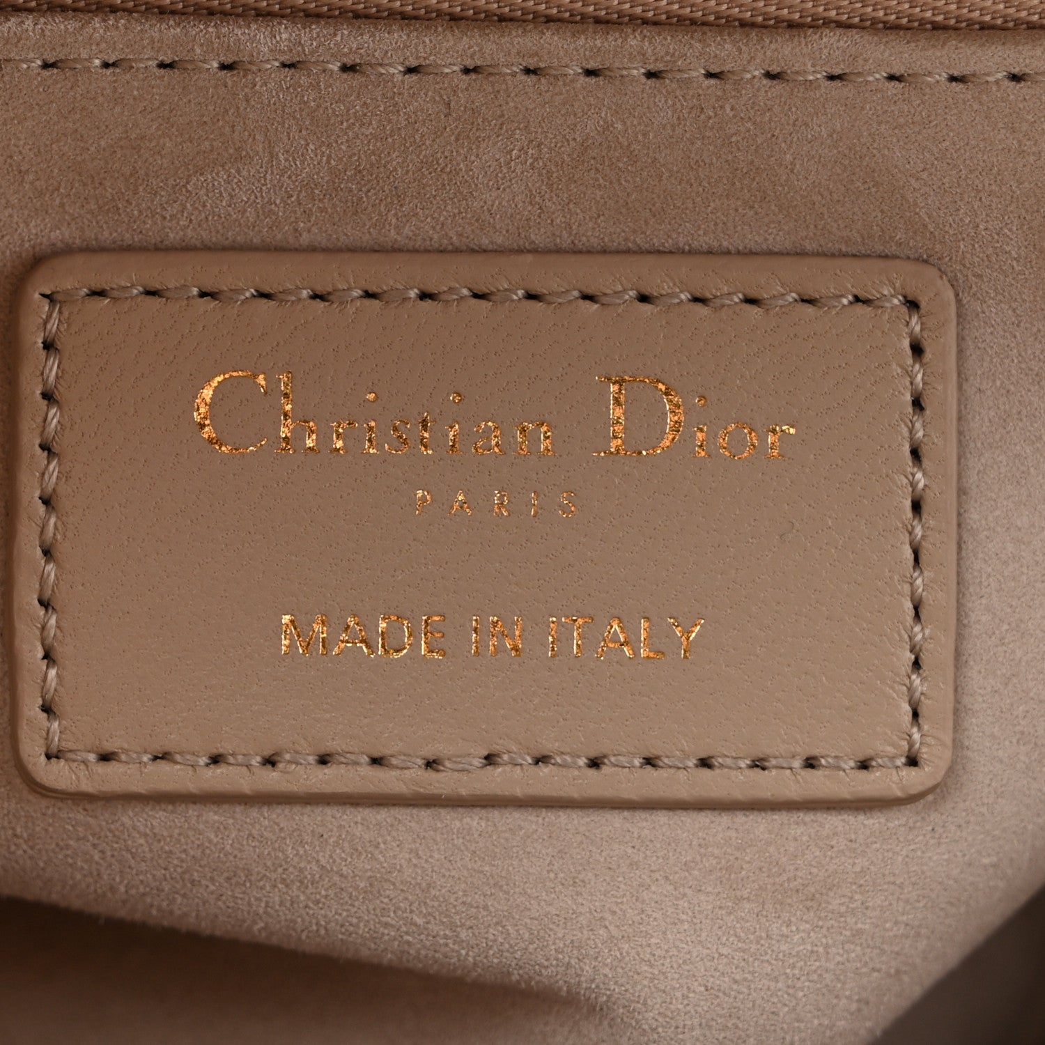 Christian Dior Lambskin Cannage Small My ABCDior Lady Dior Beige 6 of 11