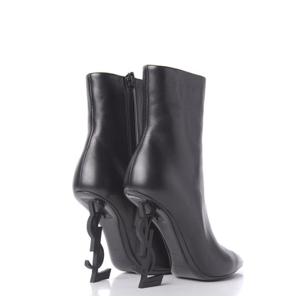 Saint Laurent Calfskin Opyum Ankle Boots 36 Black 4 of 10