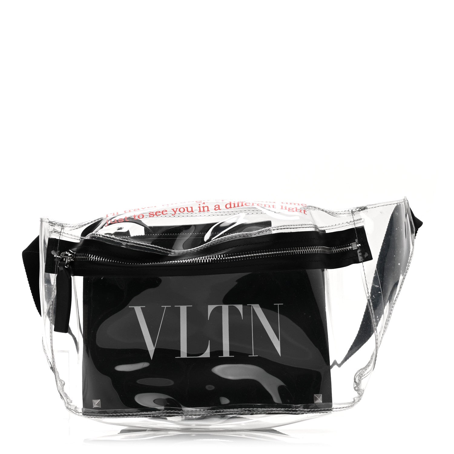 Valentino Garavani PVC VLTN Belt Bag Black 4 of 12