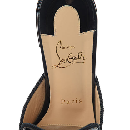 Christian Louboutin Patent Barry 35 Mules 38 Black 5 of 10