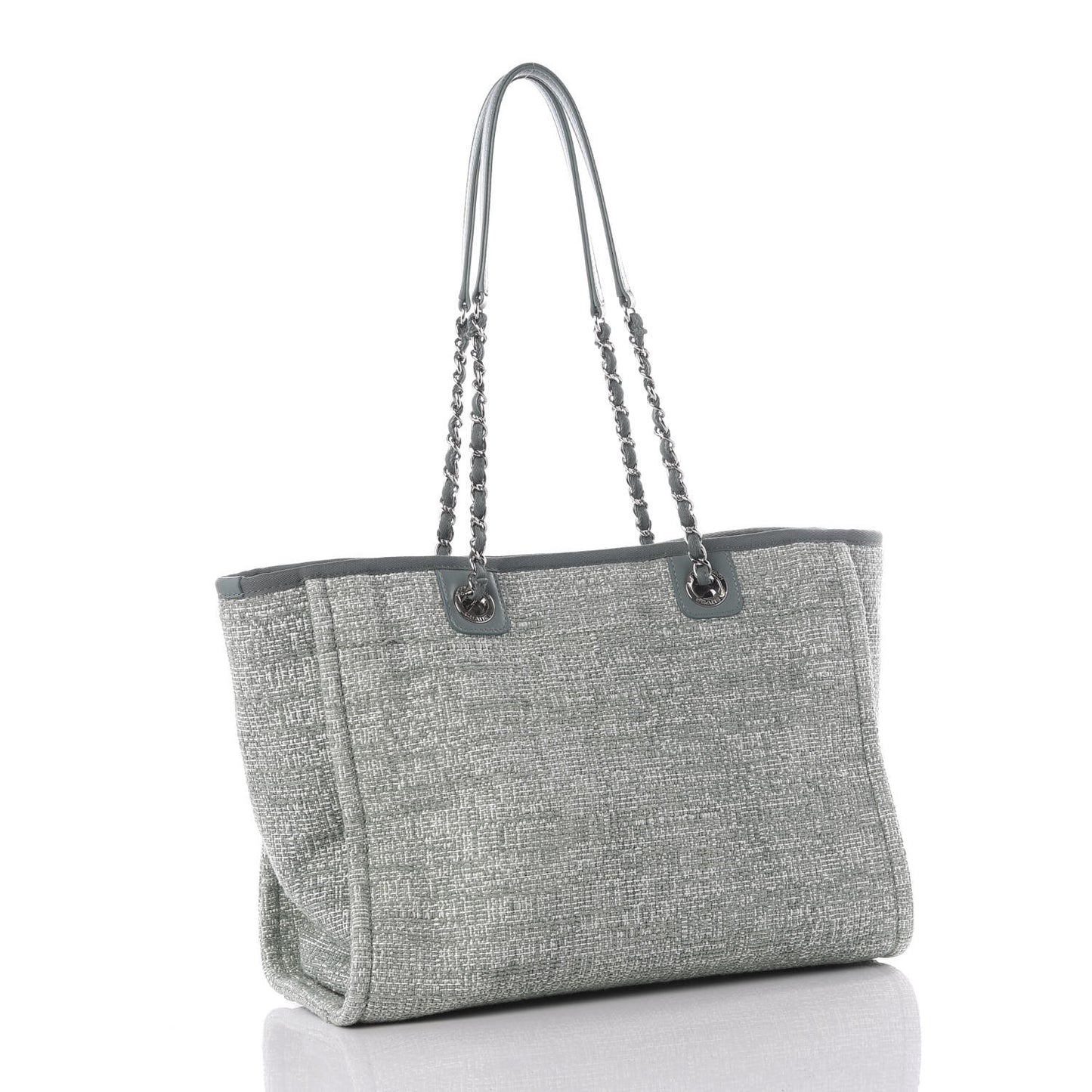Canvas Small Deauville Tote Green