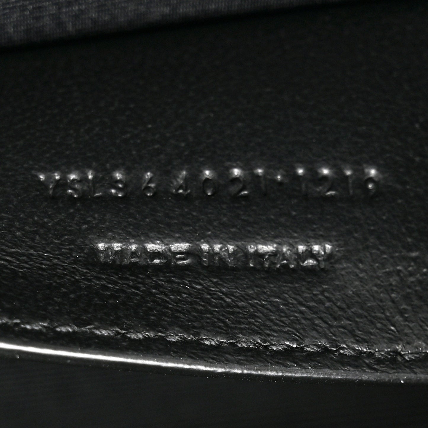 Grain De Poudre Medium Classic Monogram Kate Satchel Black