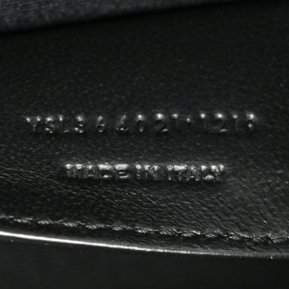 Saint Laurent Grain De Poudre Medium Classic Monogram Kate Satchel Black 7 of 12