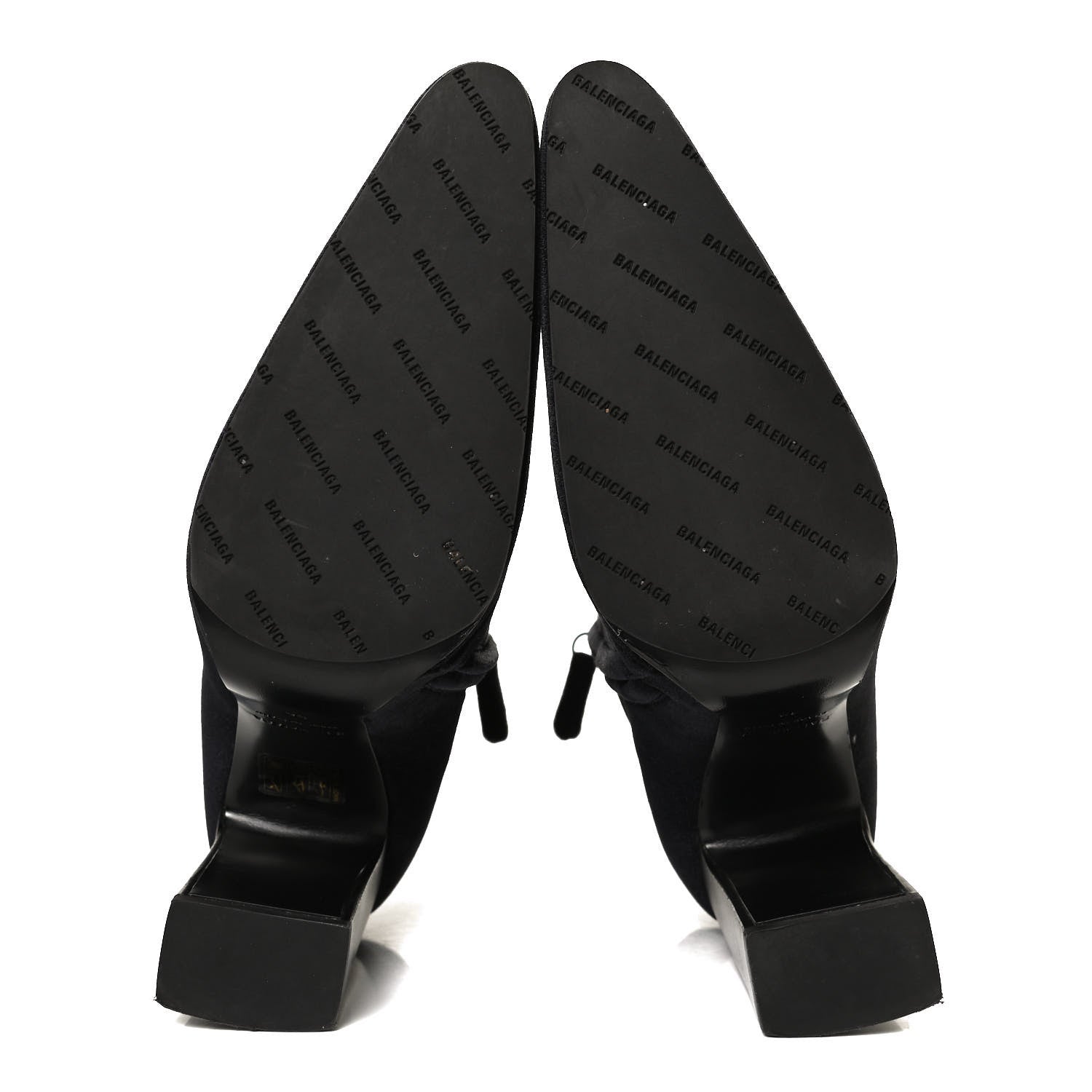 Balenciaga Smooth Velvet Ankle Boots 39 Black 7 of 12