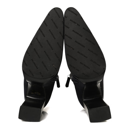 Balenciaga Smooth Velvet Ankle Boots 39 Black 7 of 12