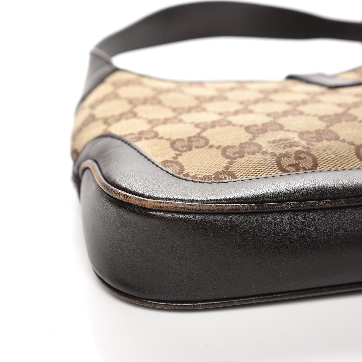 Monogram Web Small Jackie O Hobo Dark Brown
