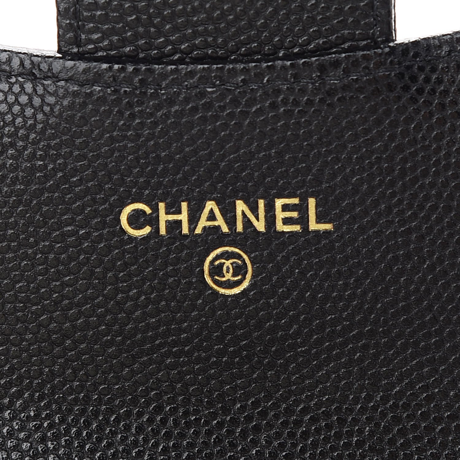 Chanel Caviar Quilted Flap Card Holder On Chain Black 6 of 9