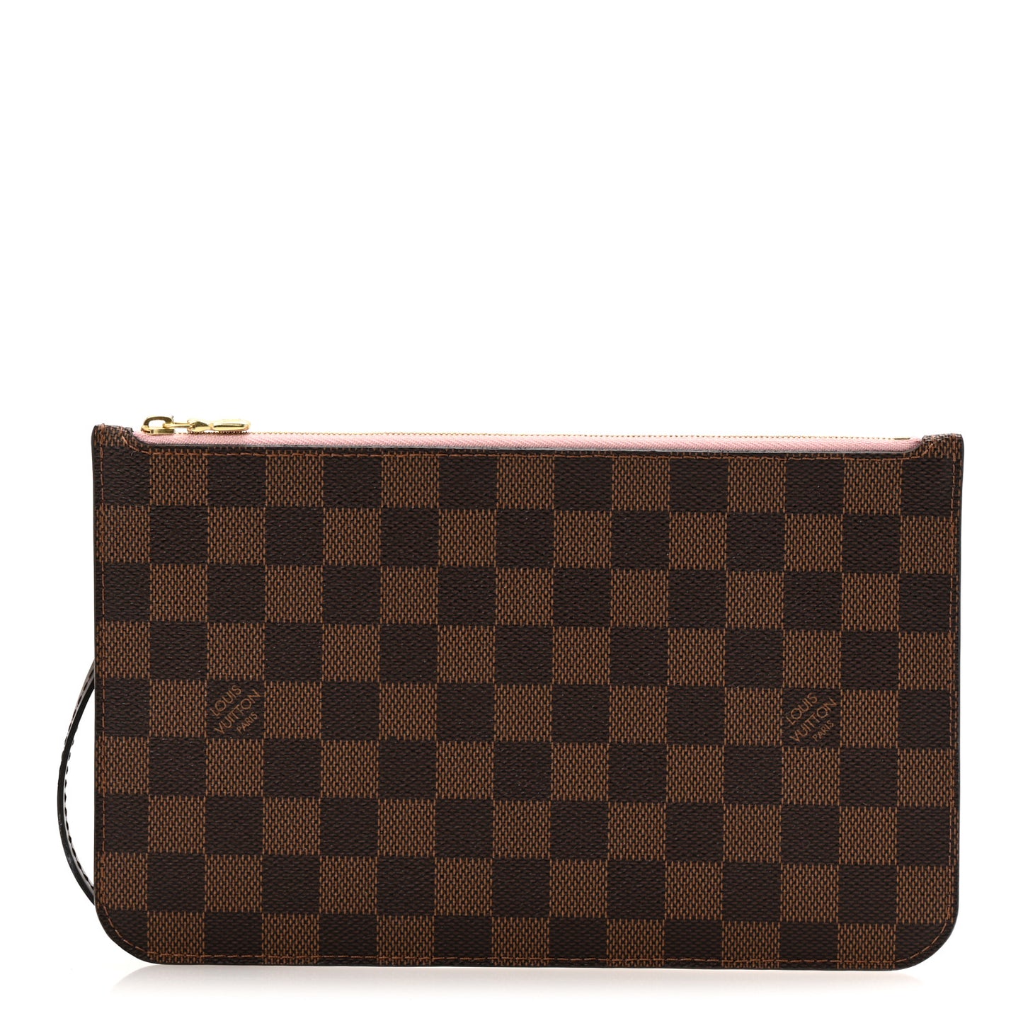 Damier Ebene Neverfull MM GM Pochette Rose Ballerine