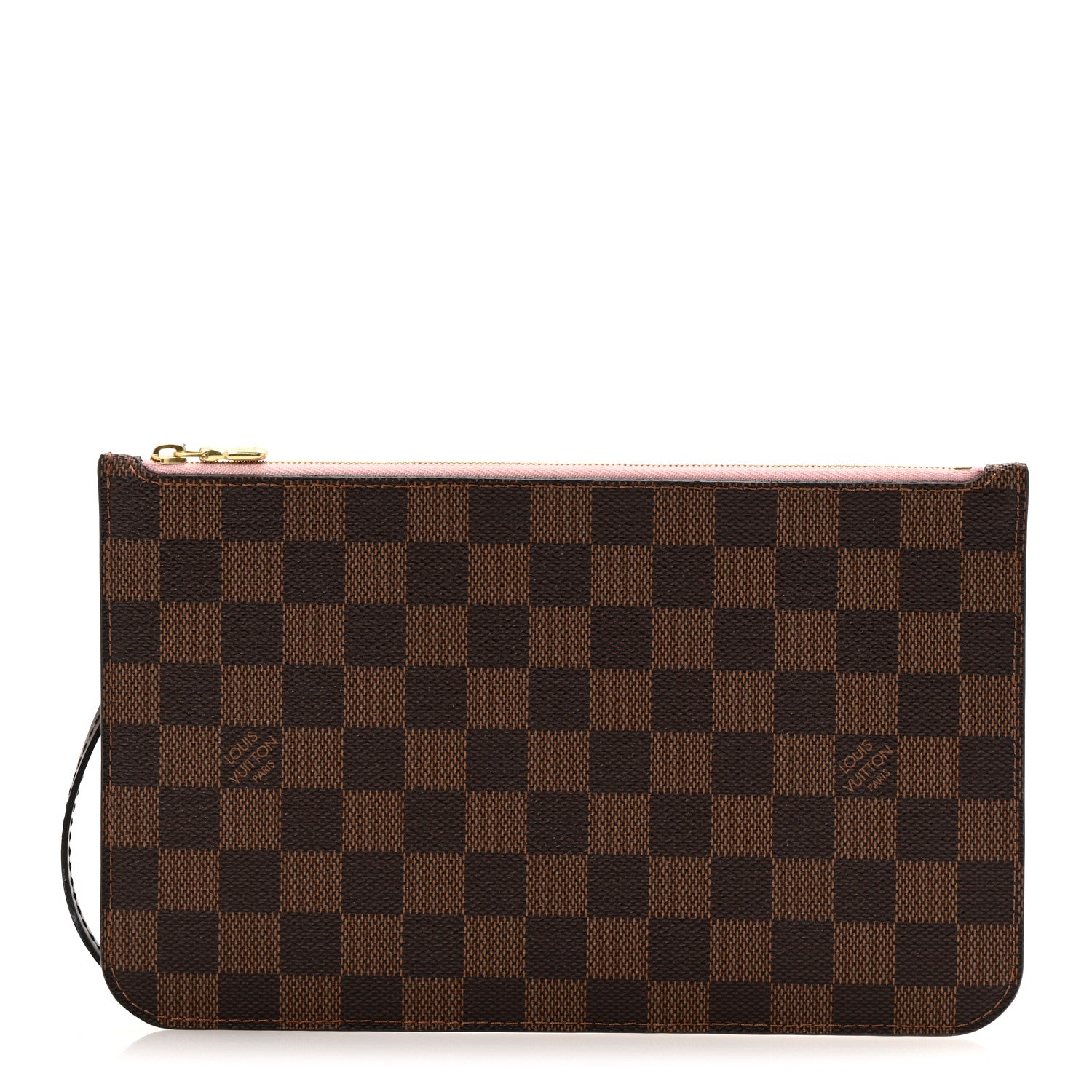 Louis Vuitton Damier Ebene Neverfull MM GM Pochette Rose Ballerine 1 of 11