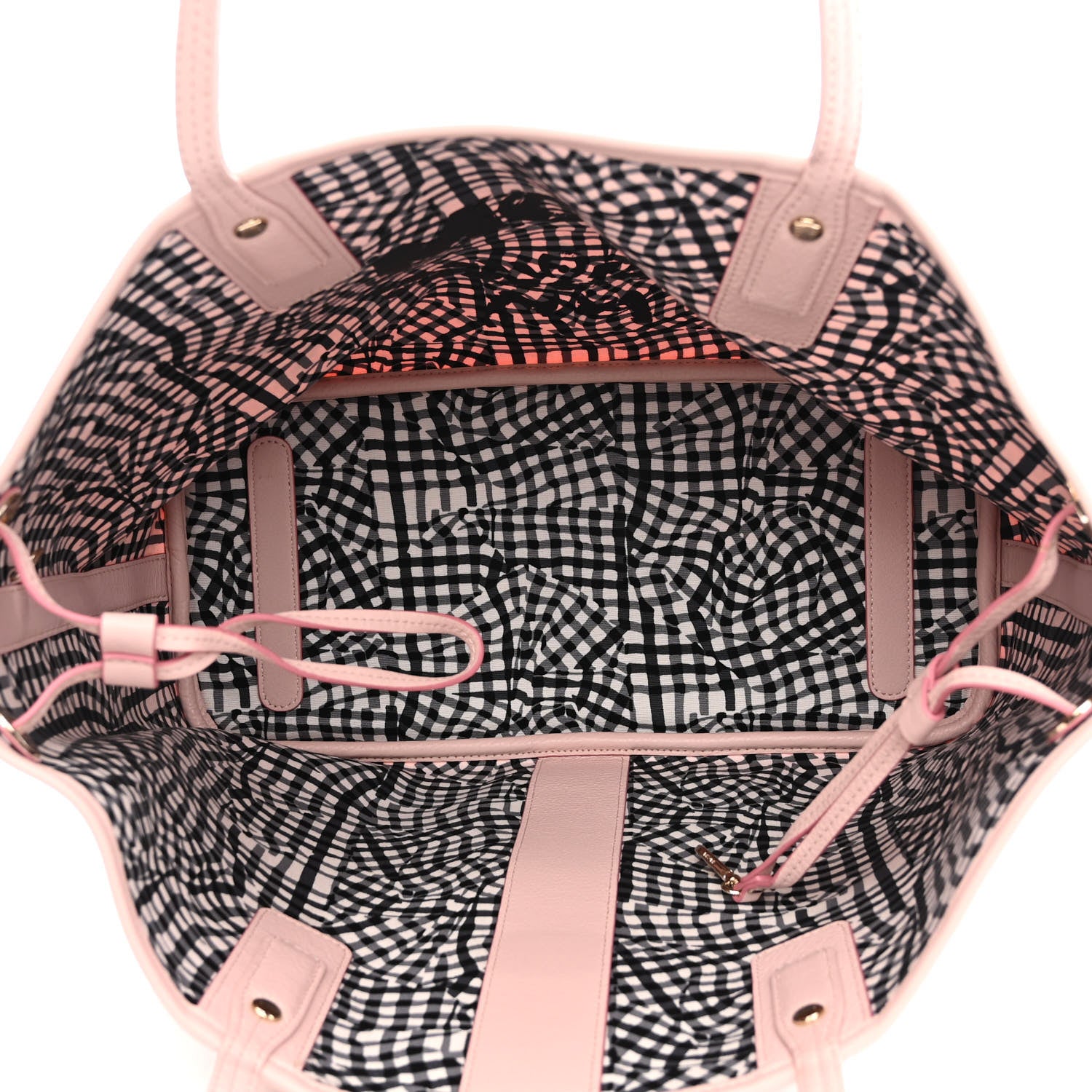 MCM Visetos Medium Liz Reversible Shopper Tote Soft Pink 8 of 15