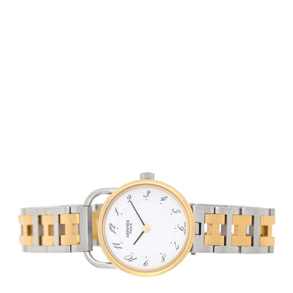 Hermes Stainless Steel 25mm Arceau Clipper Quartz Watch Gold 2 of 4