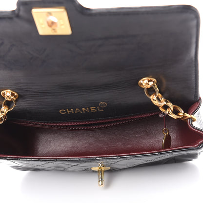 Chanel Patent Quilted Extra Mini Rectangular Flap Black 5 of 21
