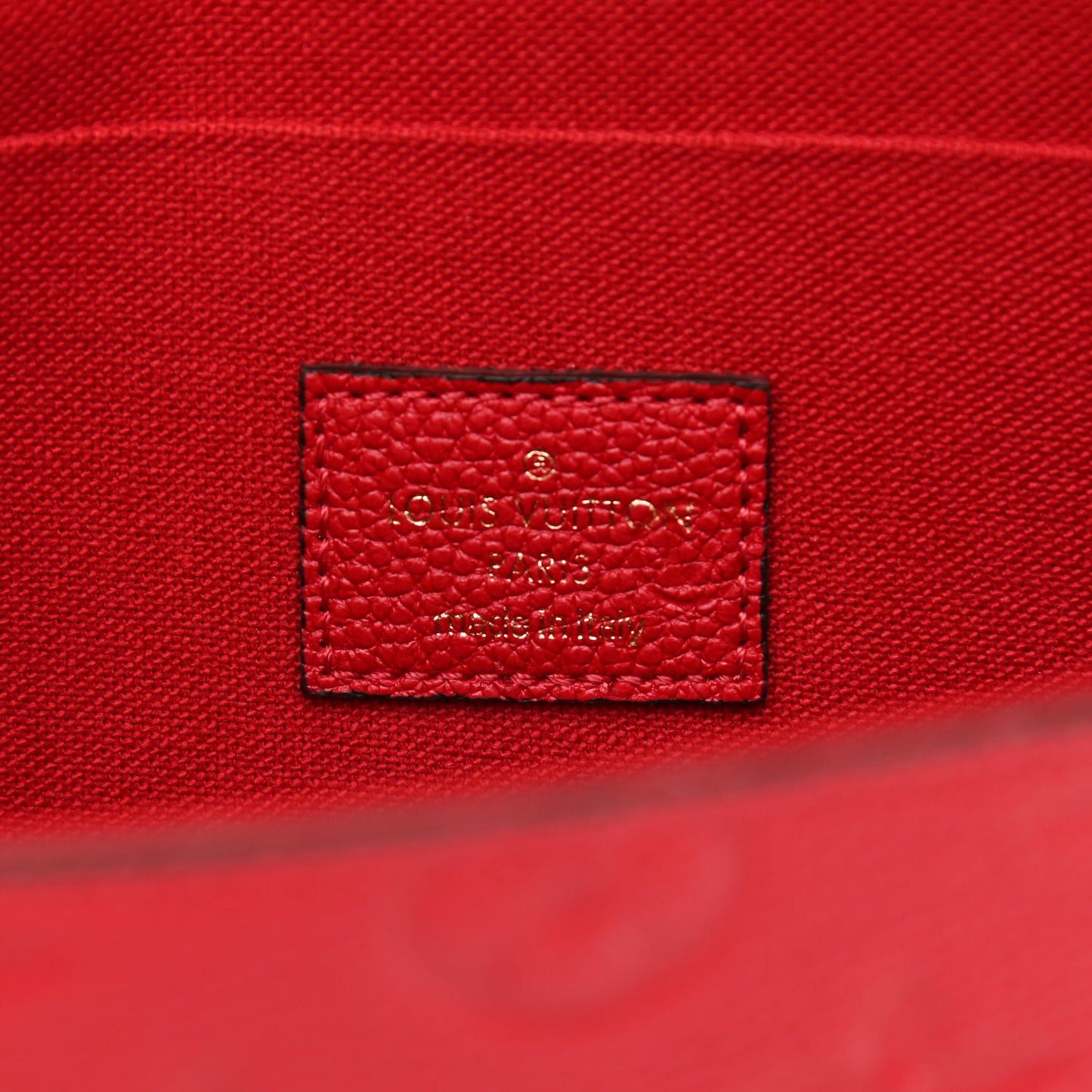 Empreinte Pochette Felicie Chain Wallet Scarlet