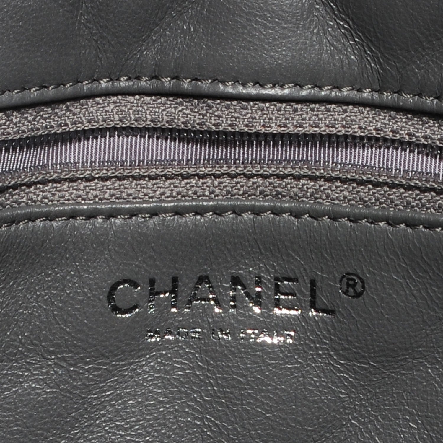 Chanel Aged Calfskin Quilted Large Reissue Camera Case Grey 5 of 7