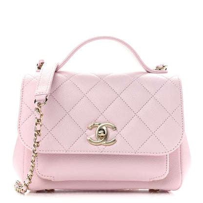 Chanel Caviar Quilted Small Business Affinity Flap Light Pink 1 of 9