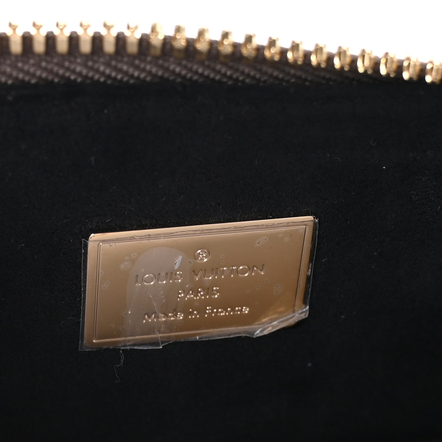 Louis Vuitton Vernis Monogram Alma BB Taupe Metallise 6 of 8