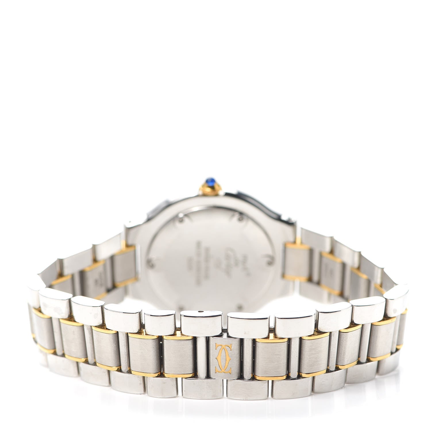Cartier Stainless Steel 18K Yellow Gold 31mm Must De 21 Quartz Watch 3 of 5
