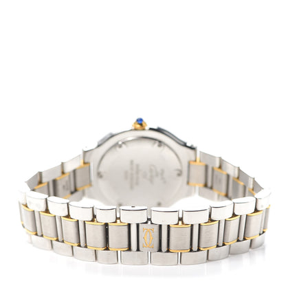 Cartier Stainless Steel 18K Yellow Gold 31mm Must De 21 Quartz Watch 3 of 5