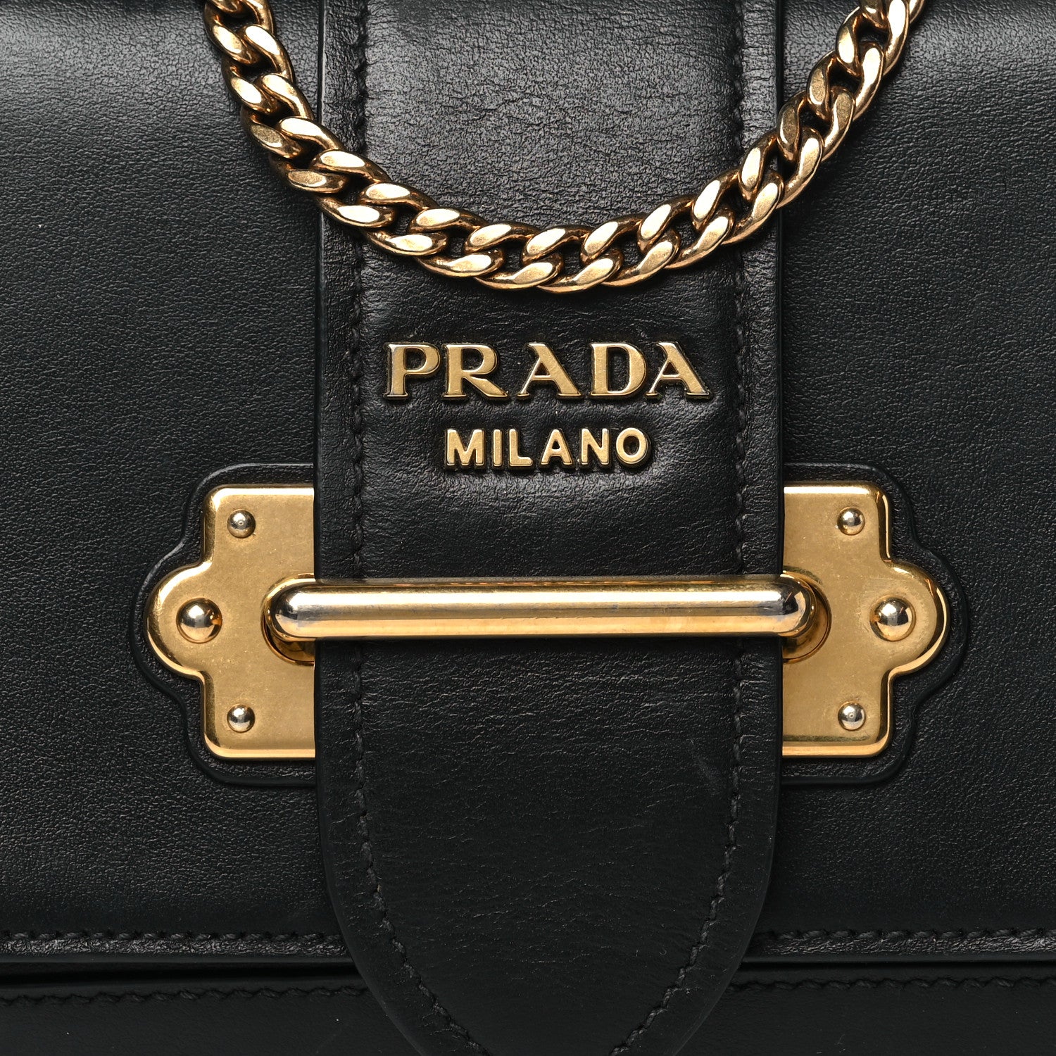 Prada City Calf Cahier Belt Bag Black 8 of 11