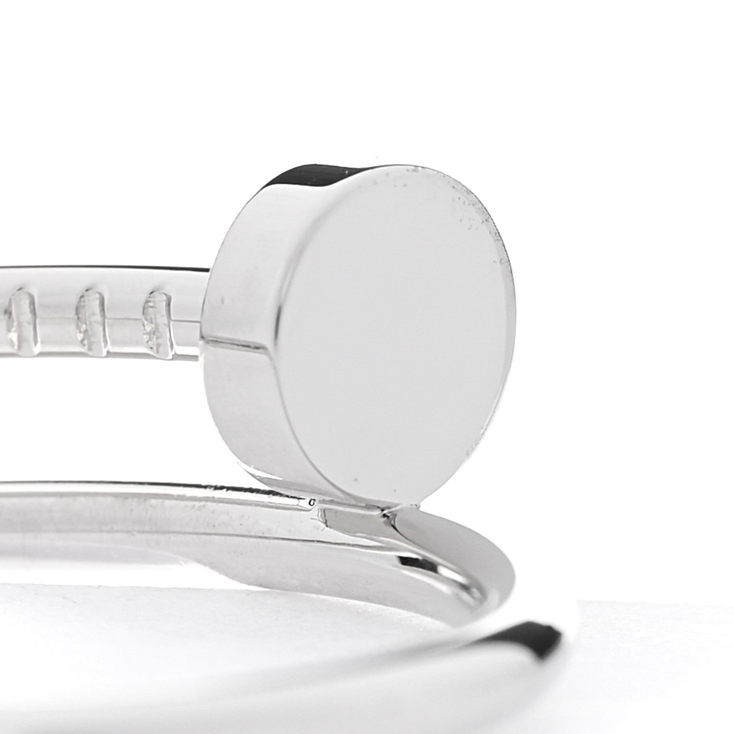 Cartier 18K White Gold Small Juste Un Clou Ring 61 9.75 4 of 5