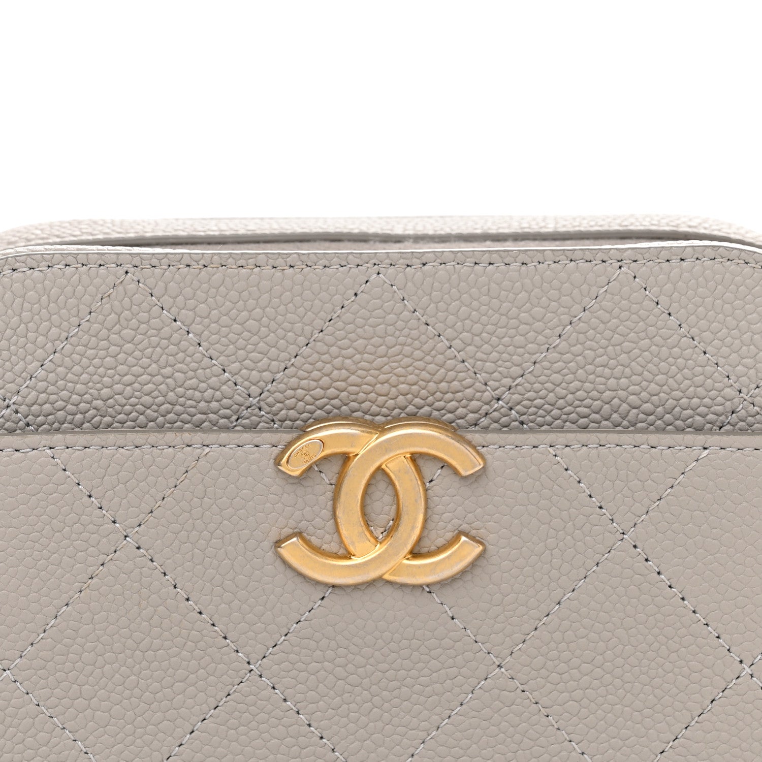 Chanel Caviar Stitched Waist Bag Light Grey 8 of 12