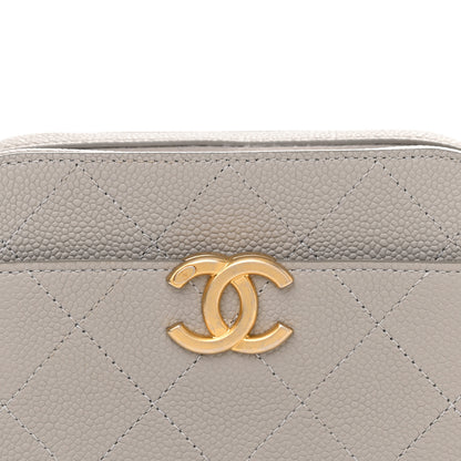 Chanel Caviar Stitched Waist Bag Light Grey 8 of 12