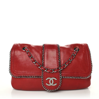 Chanel Lambskin Medium Madison Flap Red 1 of 13
