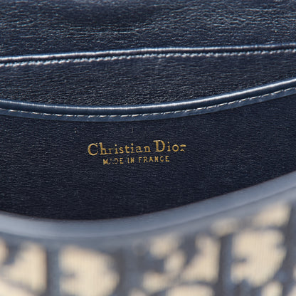 Christian Dior Monogram Flap Navy Blue 6 of 9
