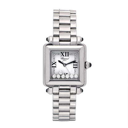 Chopard Stainless Steel 7 Diamond 27mm Happy Sport Quartz Watch 1 of 7