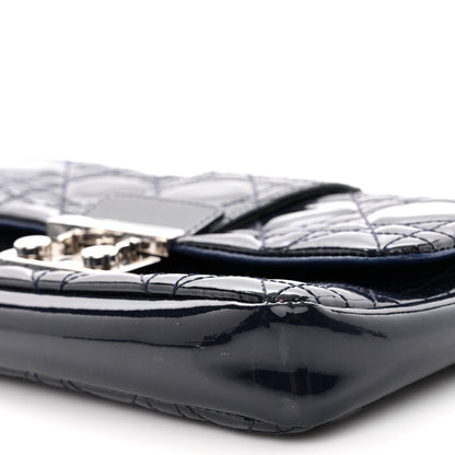 Christian Dior Patent Cannage Miss Dior Promenade Pouch Blue 9 of 9