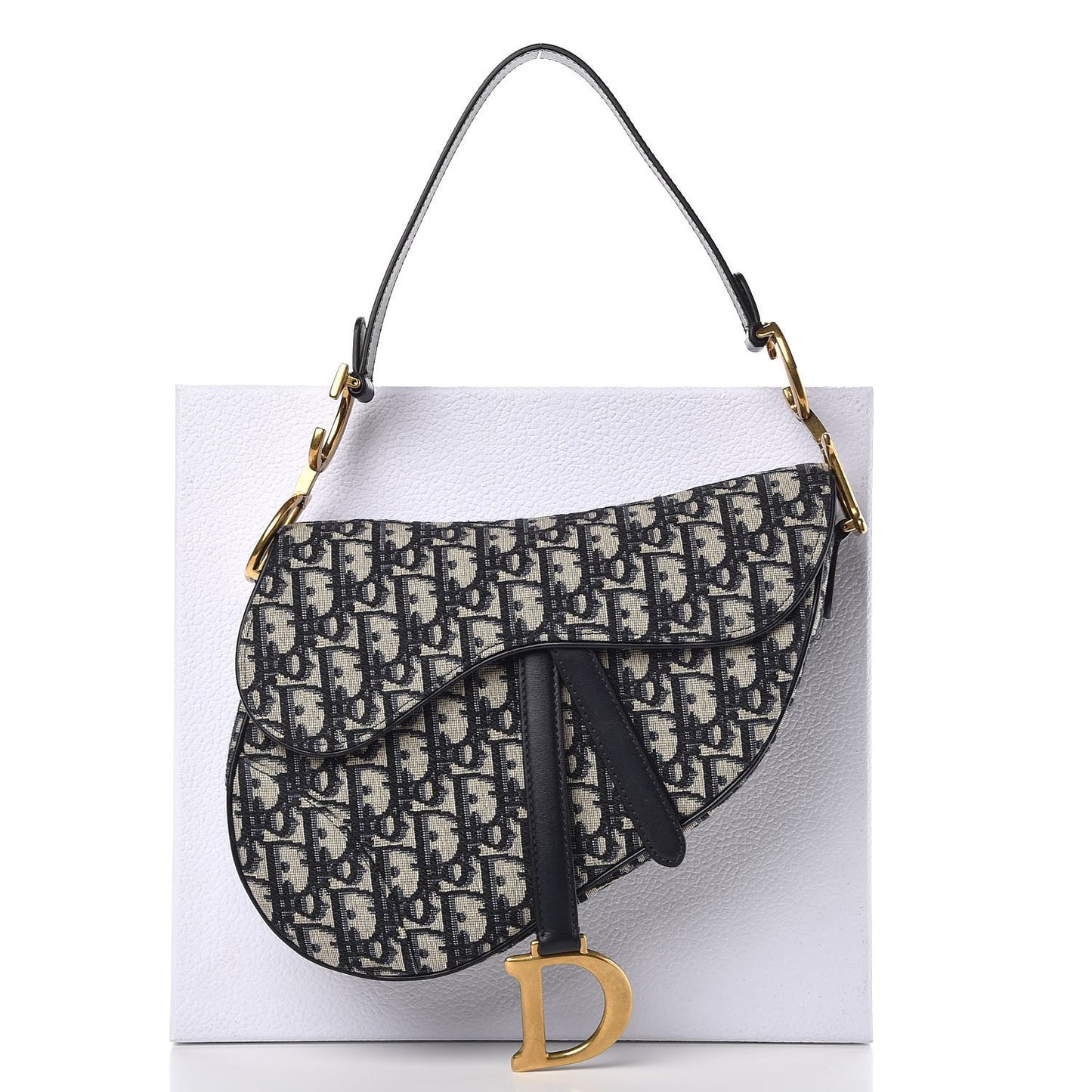 Oblique Saddle Bag Blue