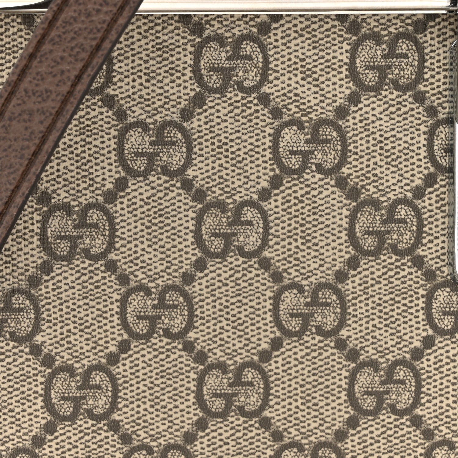 Gucci GG Supreme Monogram Globe-Trotter Beauty Case Brown 8 of 10