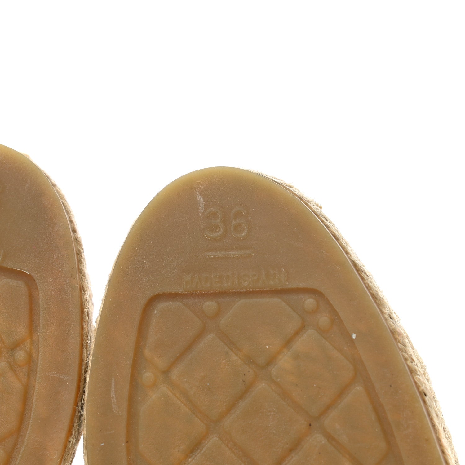 Chanel Lambskin CC Espadrilles 36 Nude 7 of 9