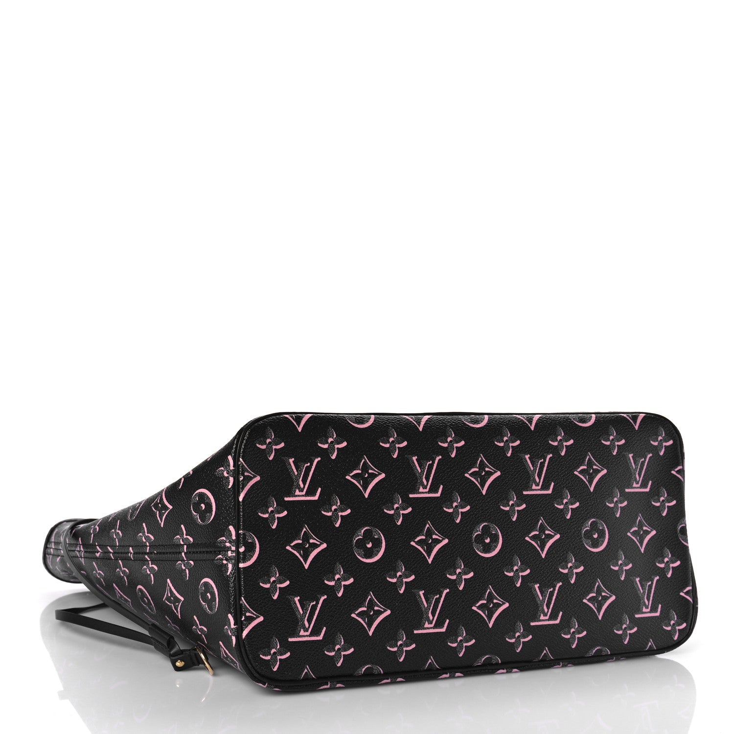 Louis Vuitton Monogram Fall For You Neverfull MM Black 5 of 9