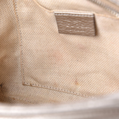 Gucci Metallic Pebbled Calfskin Small Soho Disco Bag Golden Beige 8 of 12
