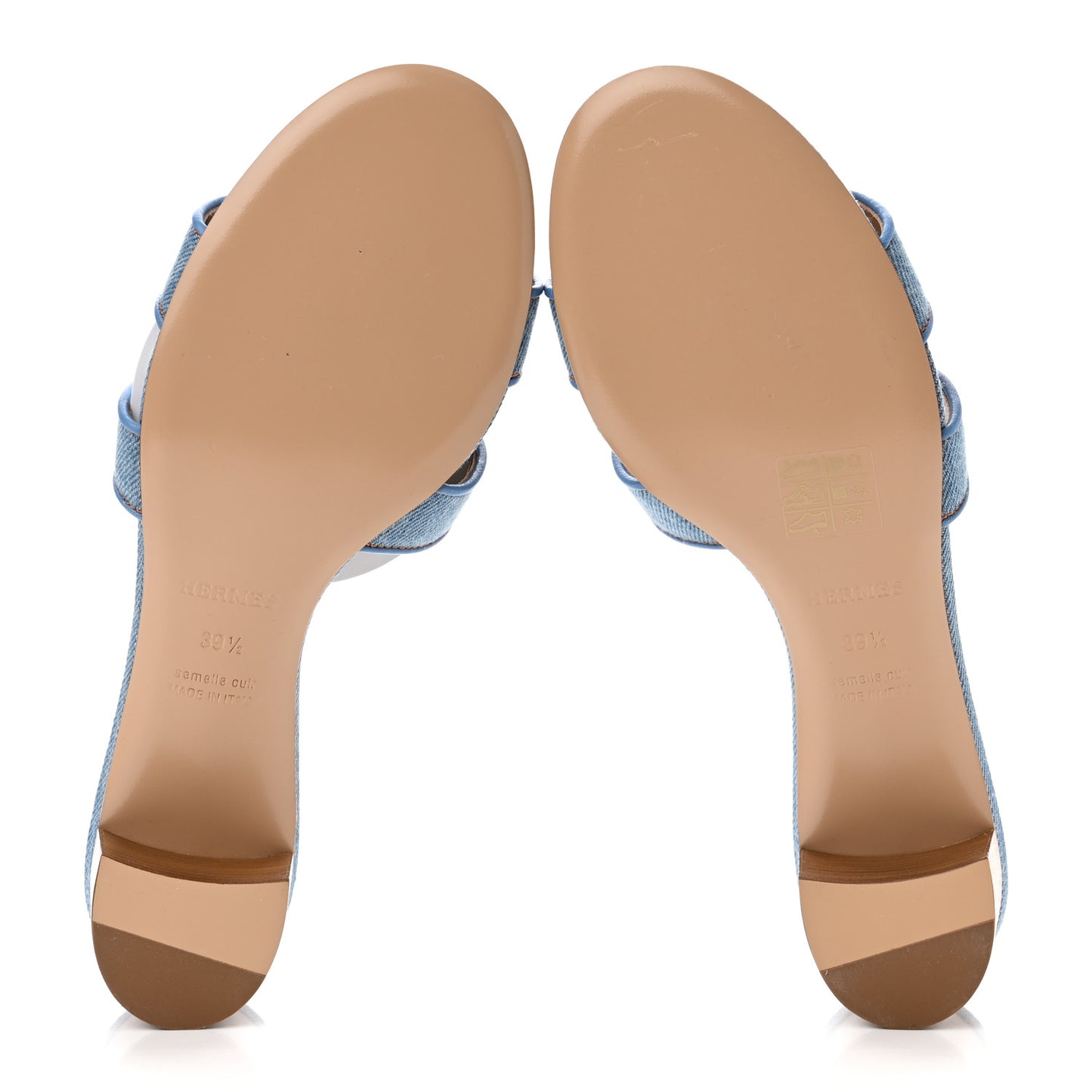 Denim Oasis Sandals 39.5 Bleu Clair