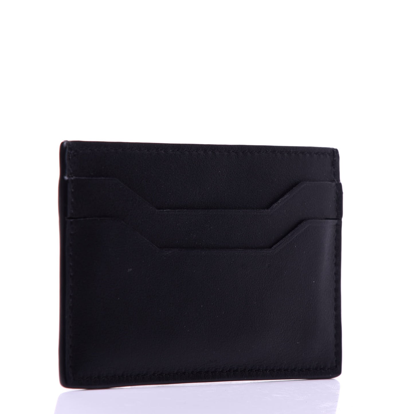 Calfskin Card Holder Black