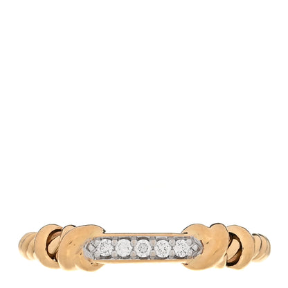 David Yurman 18K Yellow Gold Diamond Petite Helena Wrap Ring 49 5 2 of 10