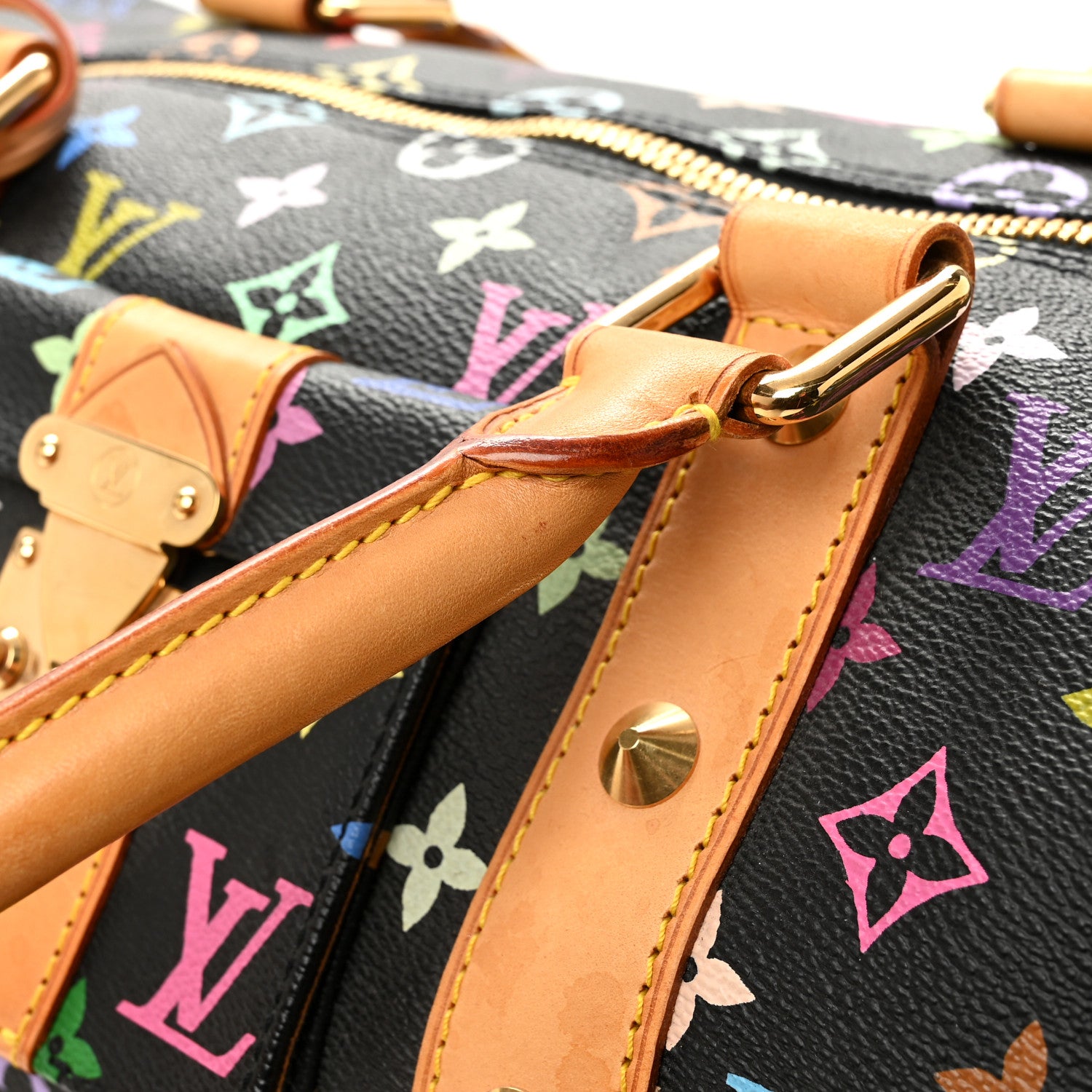 Louis Vuitton Monogram Multicolor Keepall 45 Black 11 of 12