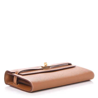 Hermes Epsom Kelly Wallet To Go Gold 4 of 10