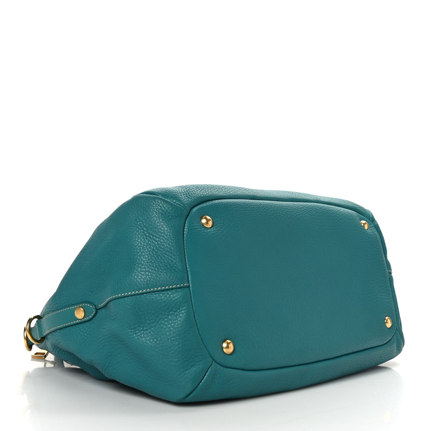 Vitello Daino Shopping Tote Green