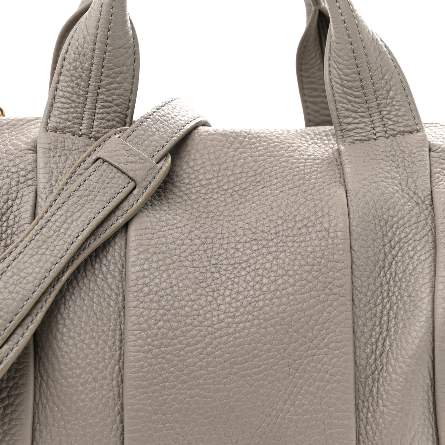Alexander Wang Pebbled Lambskin Rocco Oyster Gold Hardware 7 of 12