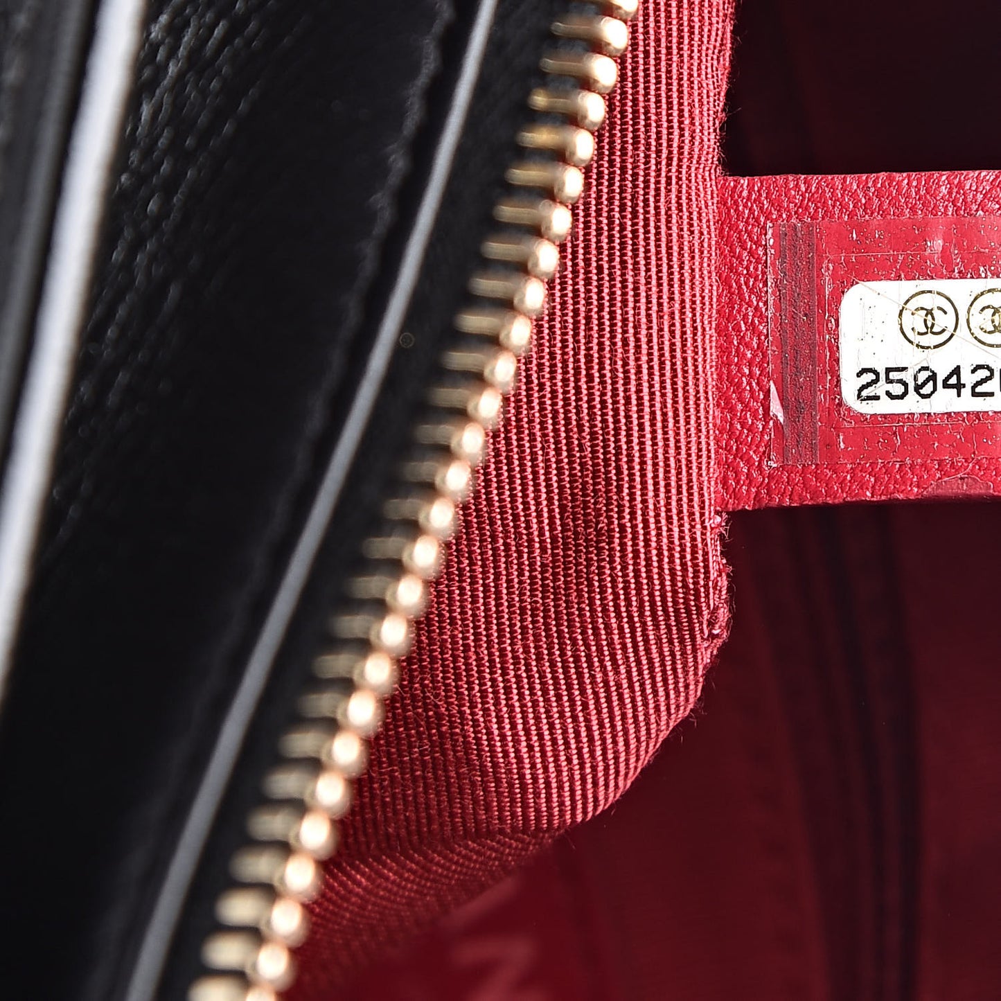 Aged Calfskin Quilted Small Gabrielle Hobo Black